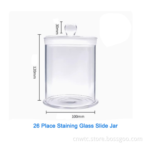 Scientific Laboratory Equipment: Coplin Staining Jars and Racks with 9 Slides, 10 Place, and 26 Place Capacity